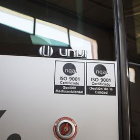 Autocares Estébanez Aja exterior de bus